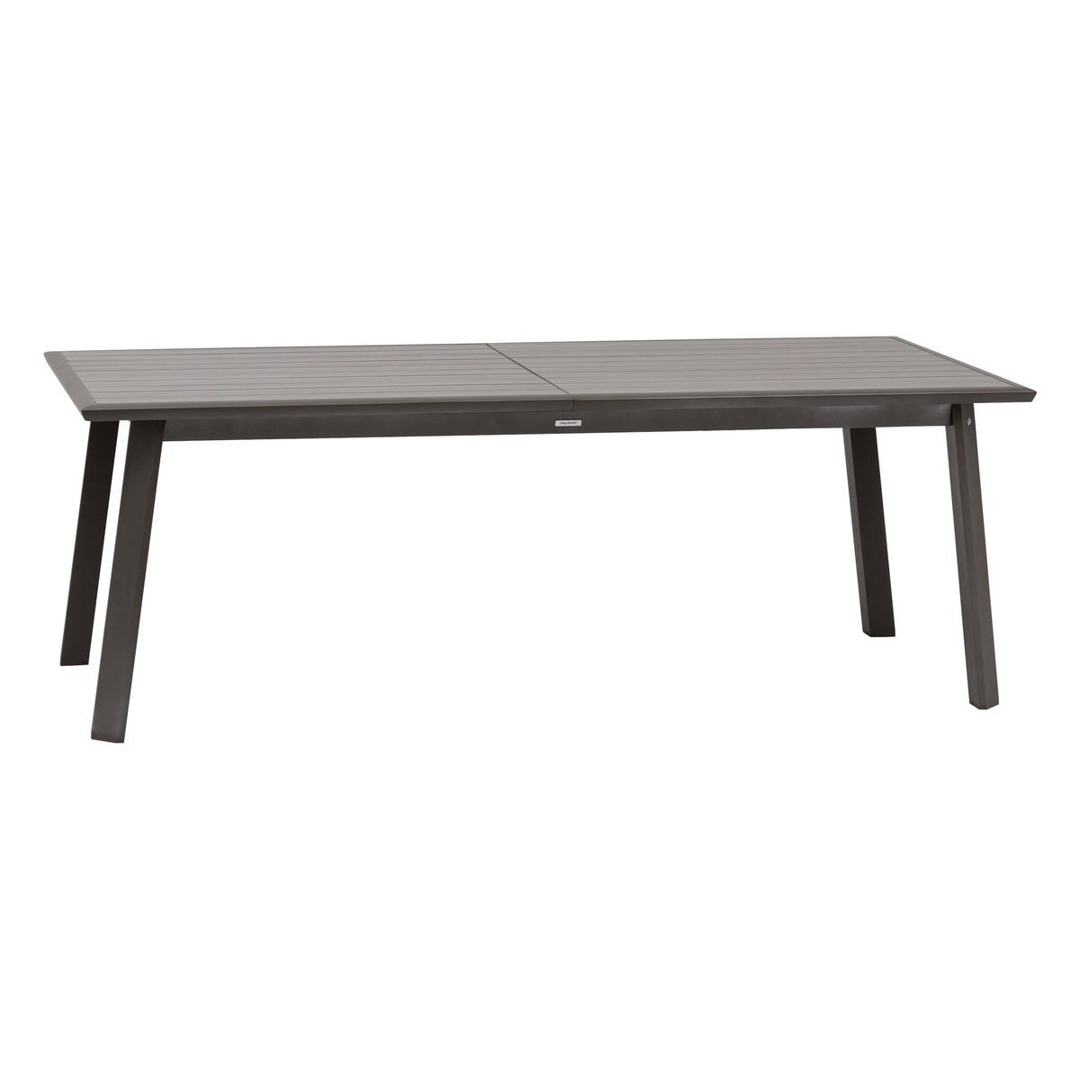 TABLE PAVANE EXTENSIBLE ALUMINIUM SEIGLE PRALINE 12 PLACES