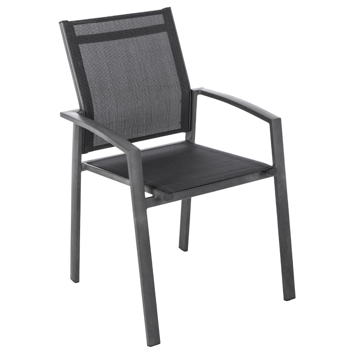 FAUTEUIL REPAS AXIOME POIVRE GRAPHITE