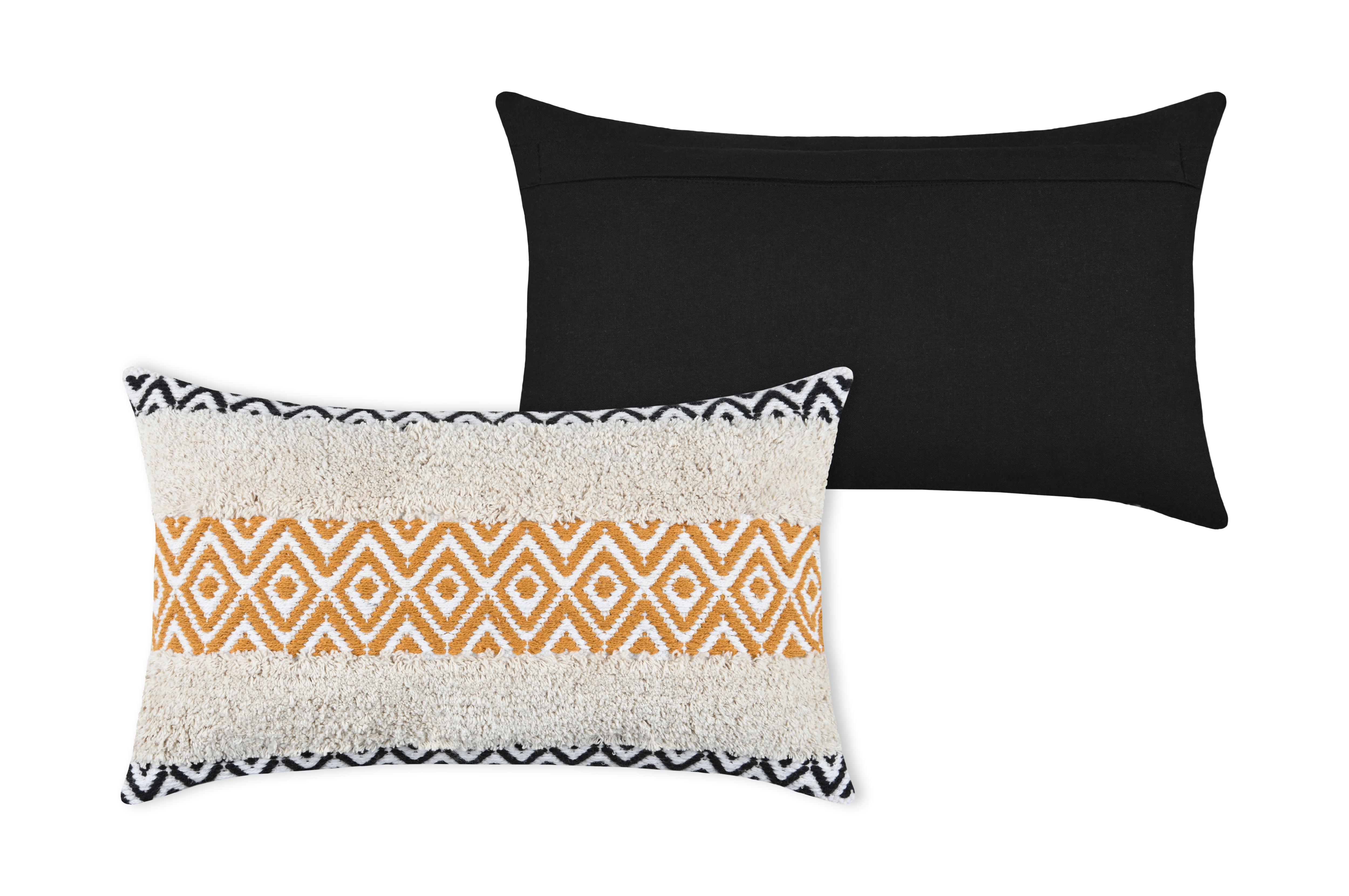 BELOHA COUSSIN 30X50CM MOUTARDE