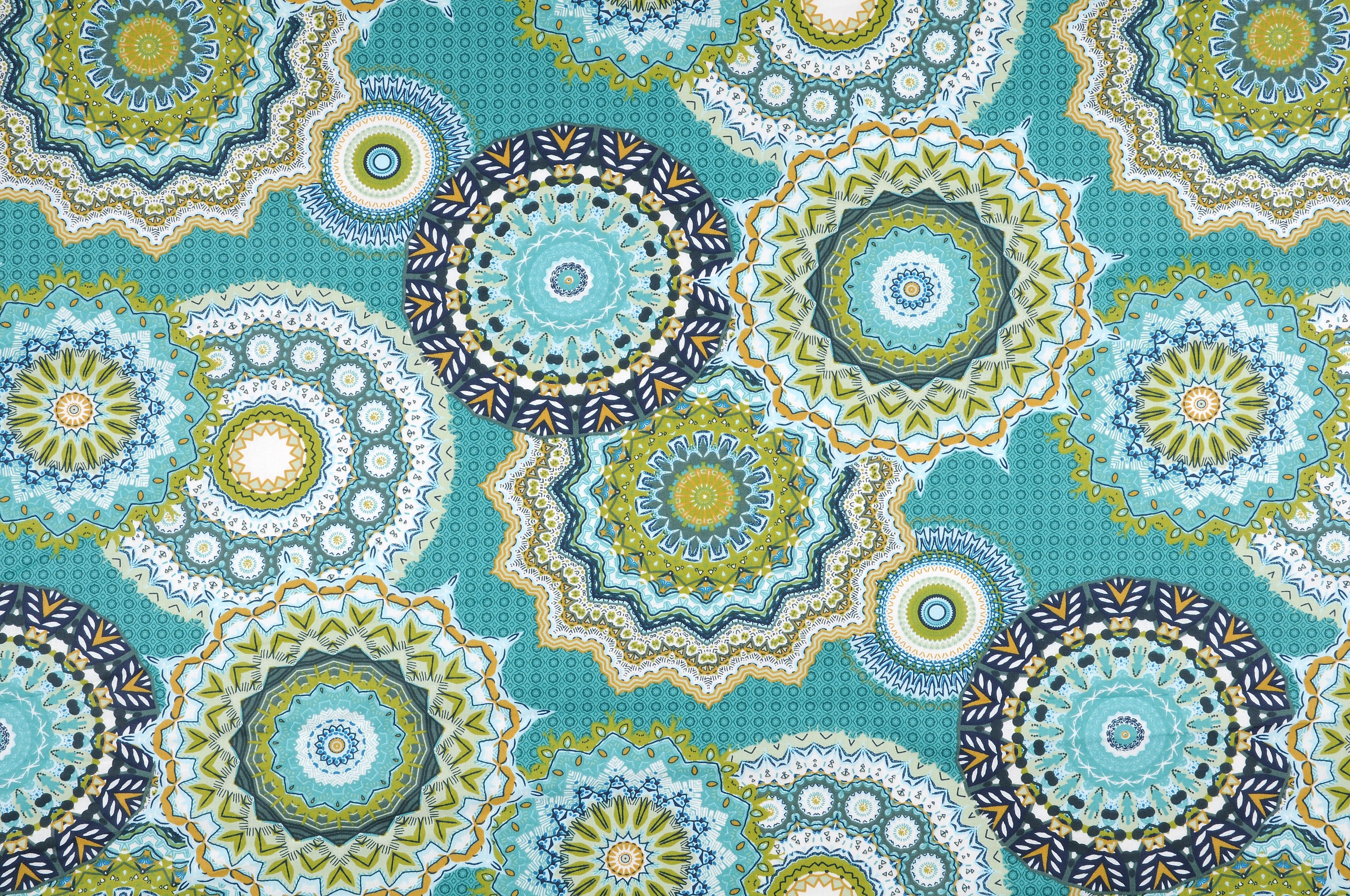 POLKA CRETONNE 160CM COTON CELADON-6