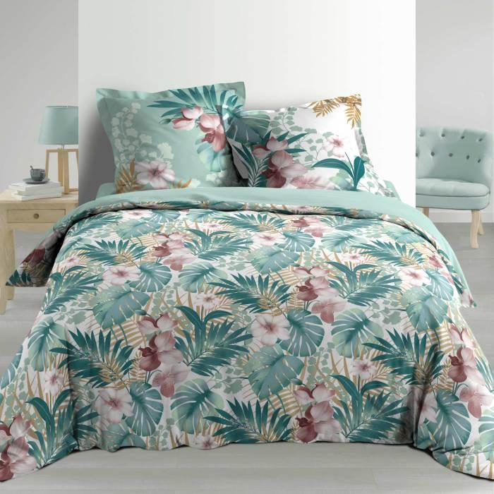 PARURE 260 X 240 CM PERCALE IMP 78 FILS ALLOVER KELLY