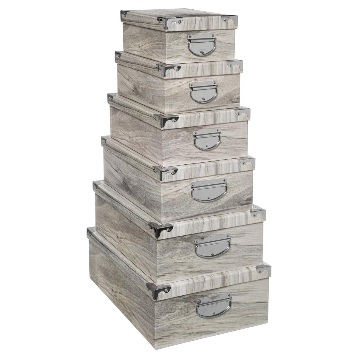 BOITE COINS METAL IMPRIME SAUVAGE D.32X21.5X11.8CM