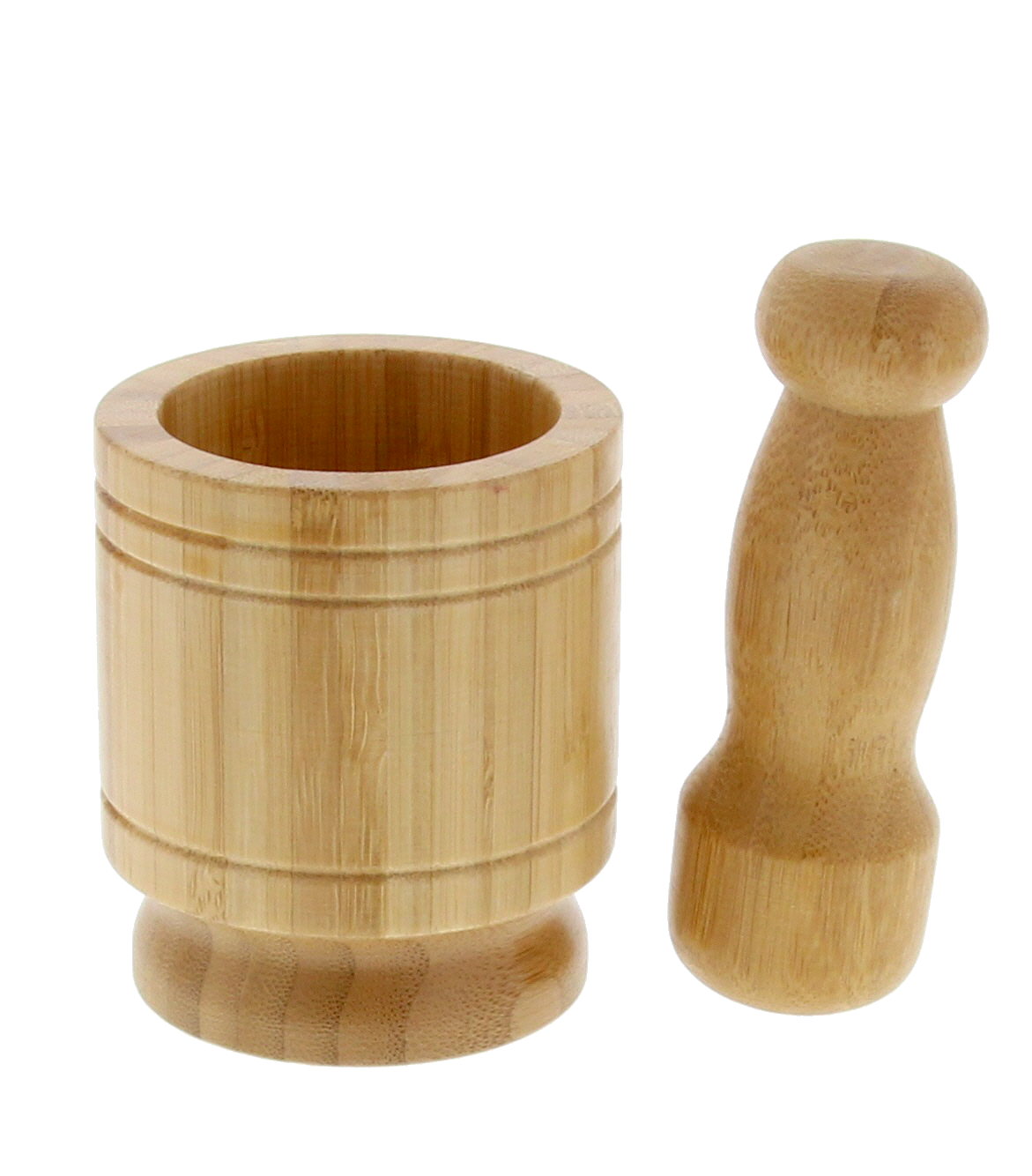 EGRUGEOIR ET PILON EN BOIS H.8CM D.7CM