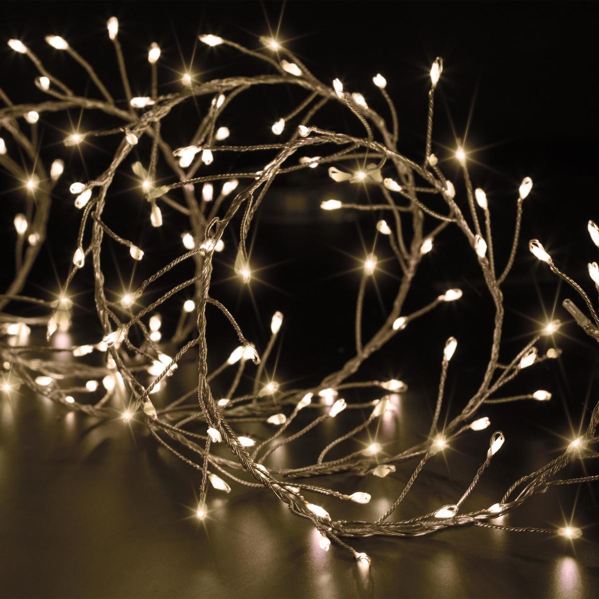 BOA EXTERIEUR 10M 800LEDS BLANC CHAUD