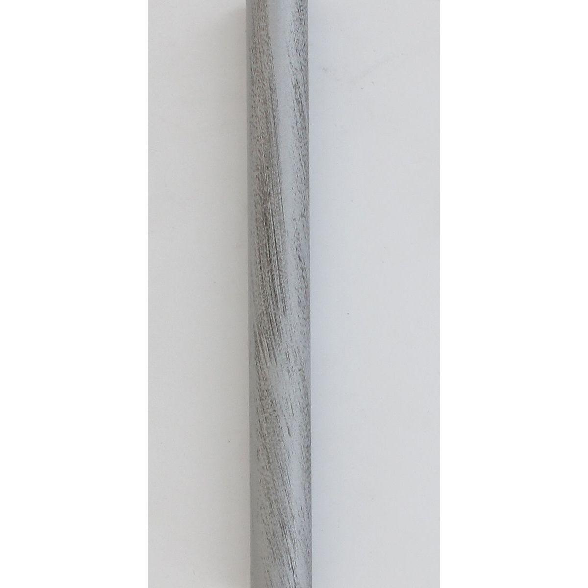 TUBE FER FORGE D20 2.50 M ARGENT NOIR