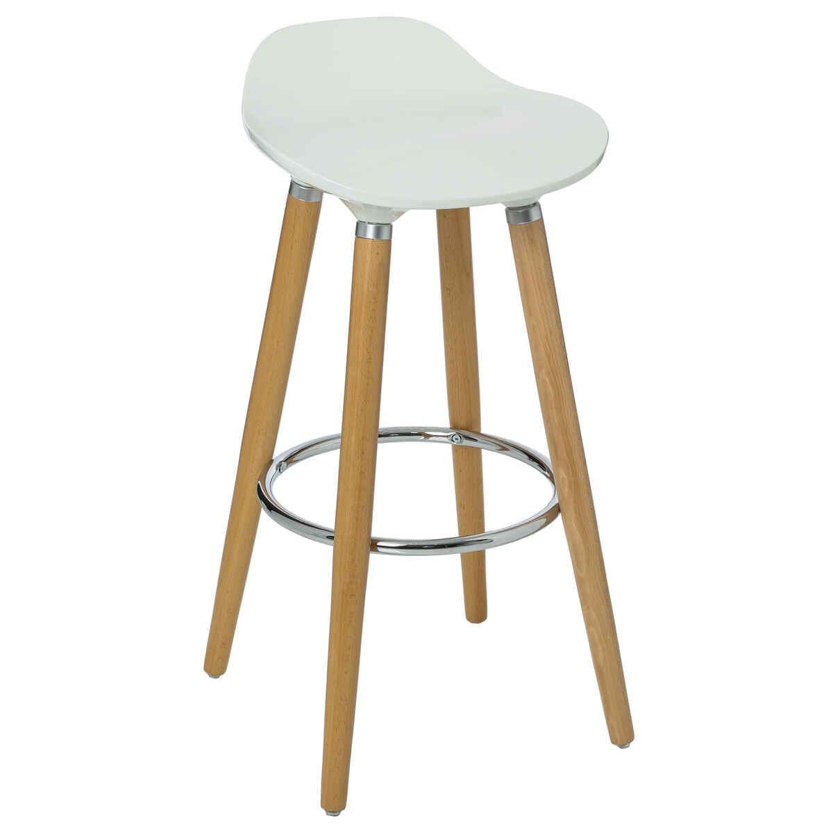 TABOURET DE BAR BLANC FILEL