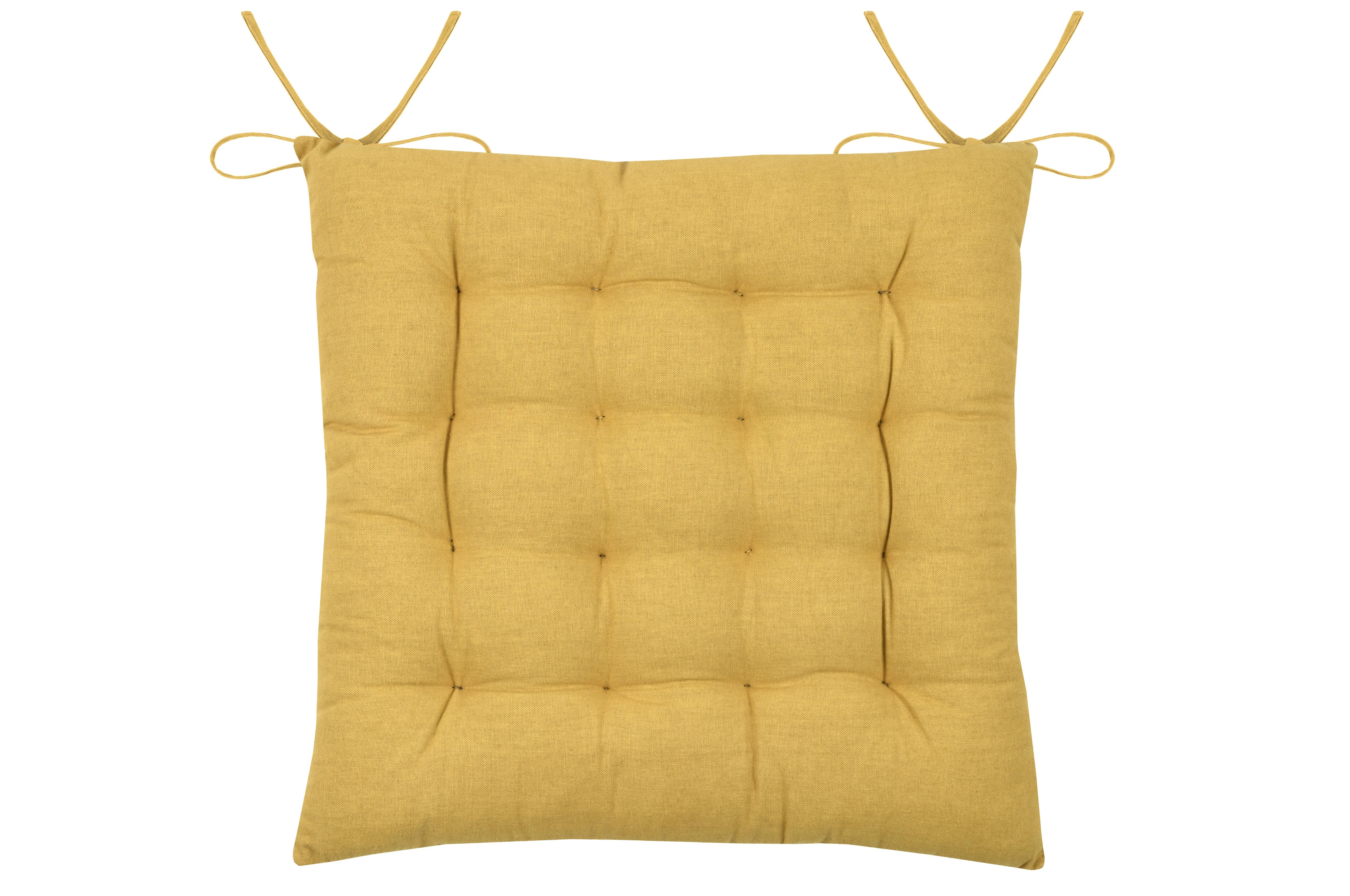 WILLOW GALETTE 38X38CM MOUTARDE