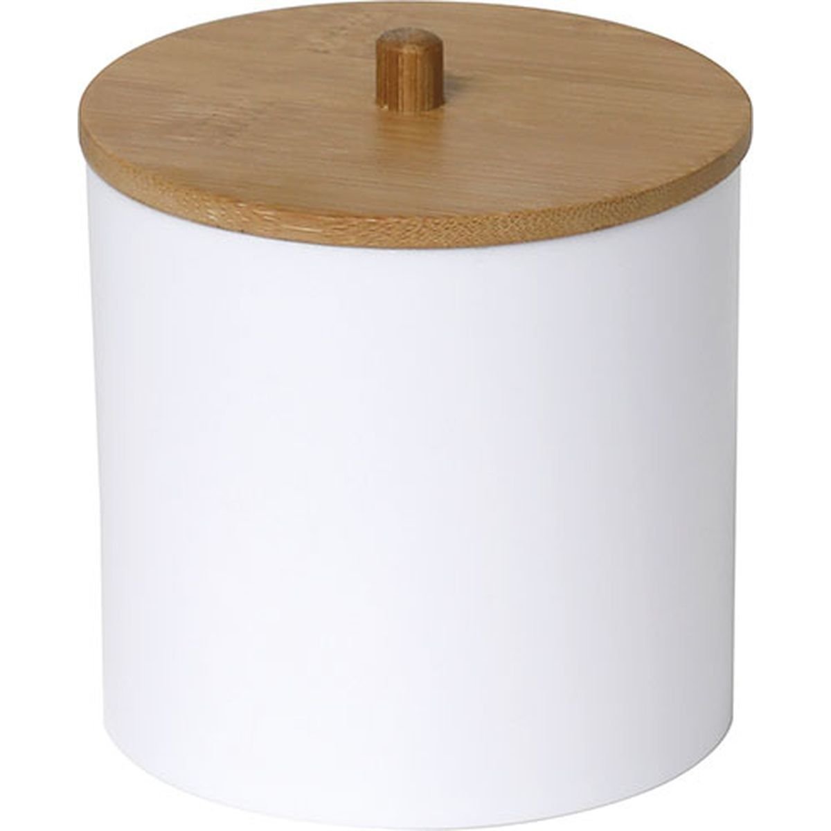 Coton-tige en bois - Blanc - 200 pièces - dans un tube en carton