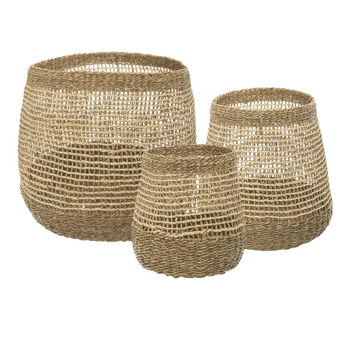 PANIER ROND AJOURE D.35X36CM