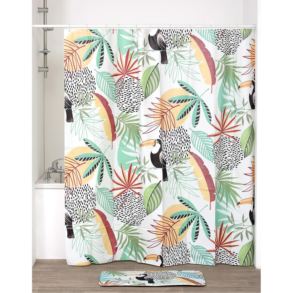 RIDEAU DE DOUCHE 180X180CM BACK TO NATURE