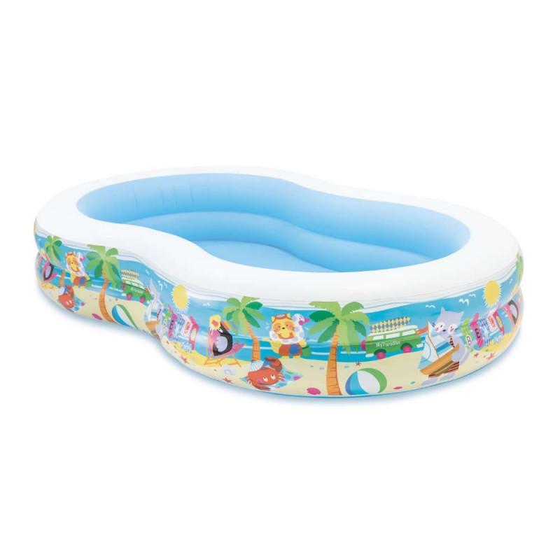 PISCINE PARADIS LAGOON 262X160CM
