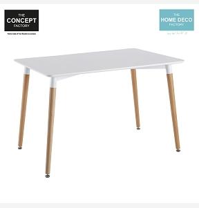 TABLE BLANCHE 115X75CM M1