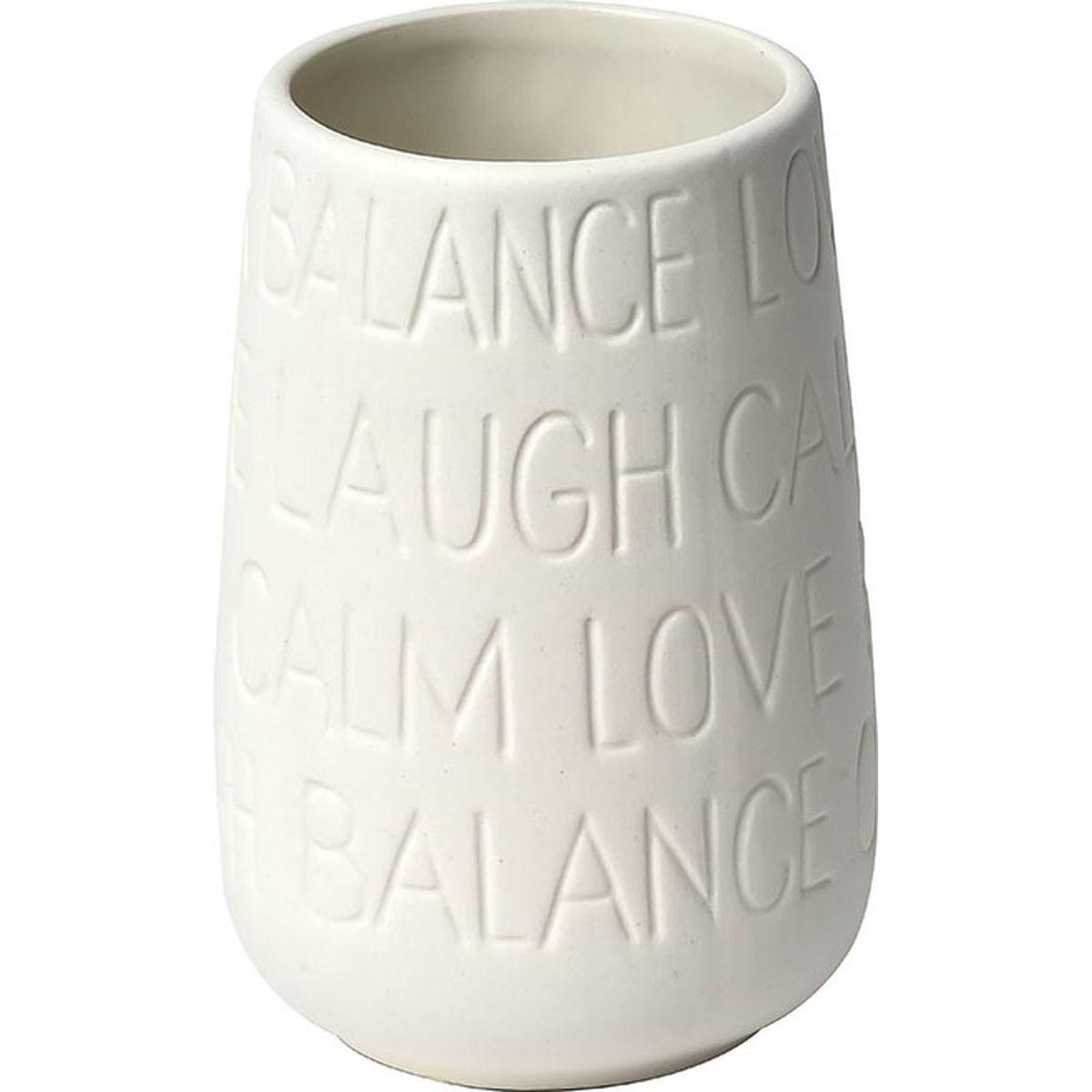 GOBELET GRES RELAX CREME