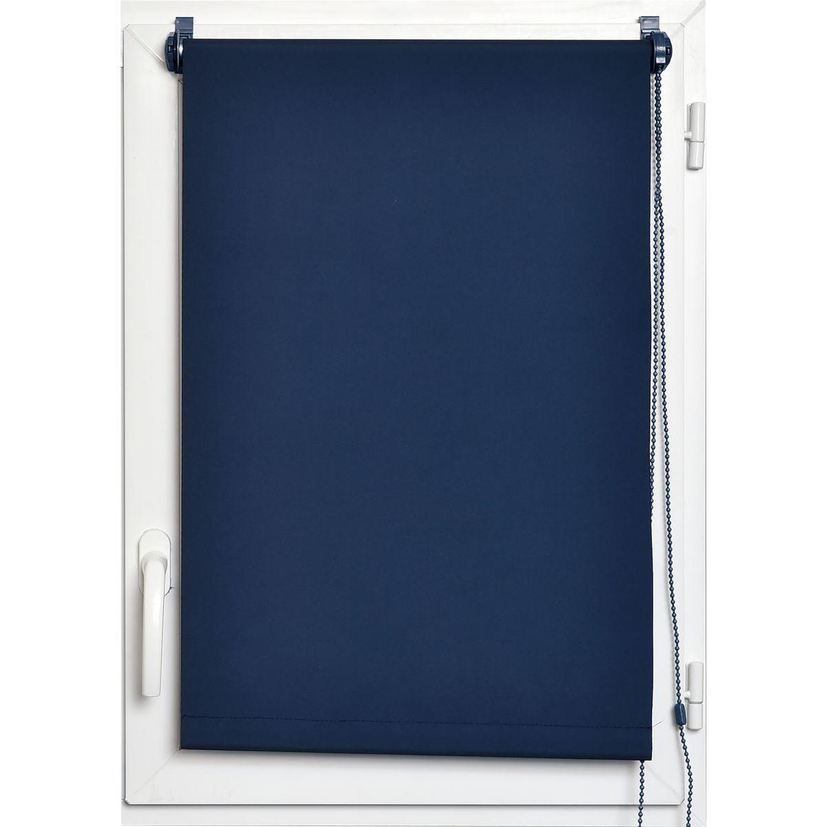 STORE ENROULEUR OCCULTANT 75X180CM BLEU