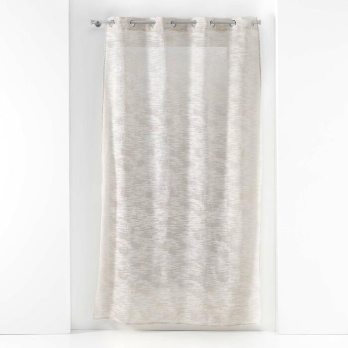 PANNEAU A OEILLETS 140X240CM EFFET LIN ZEBRA LIN