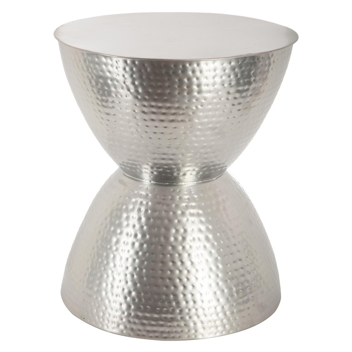 TABLE APPOINT METAL HANAE ARGENT