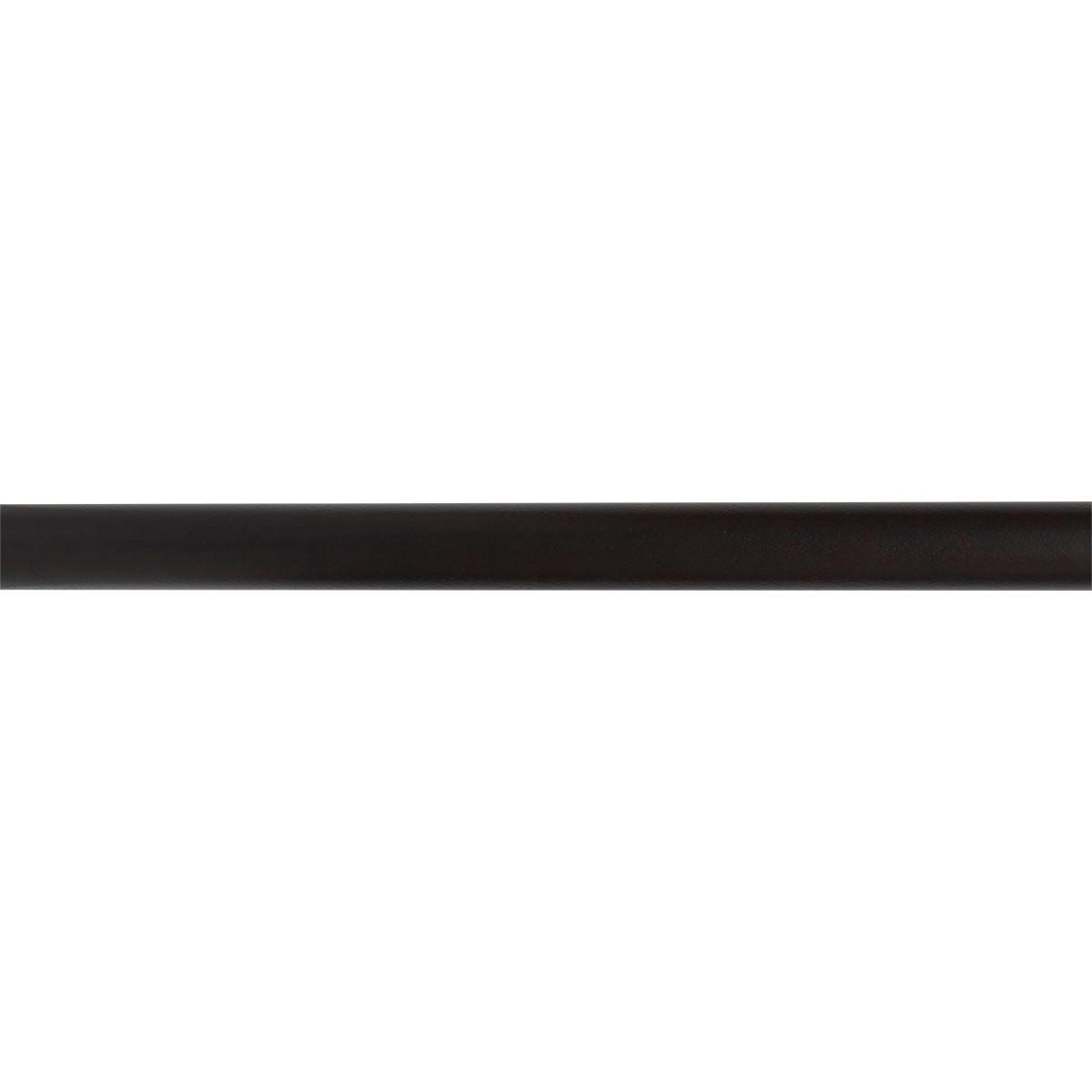 BARRE BOIS 2.50M D.28CM NOIR MAT