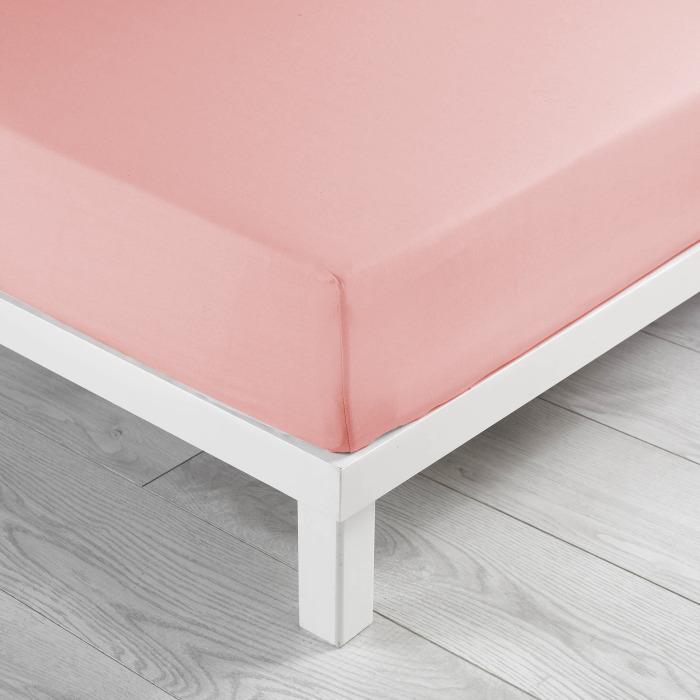 DRAP HOUSSE 2 PERSONNES 180X200CM UNI 57 FILS LINA DRAGEE
