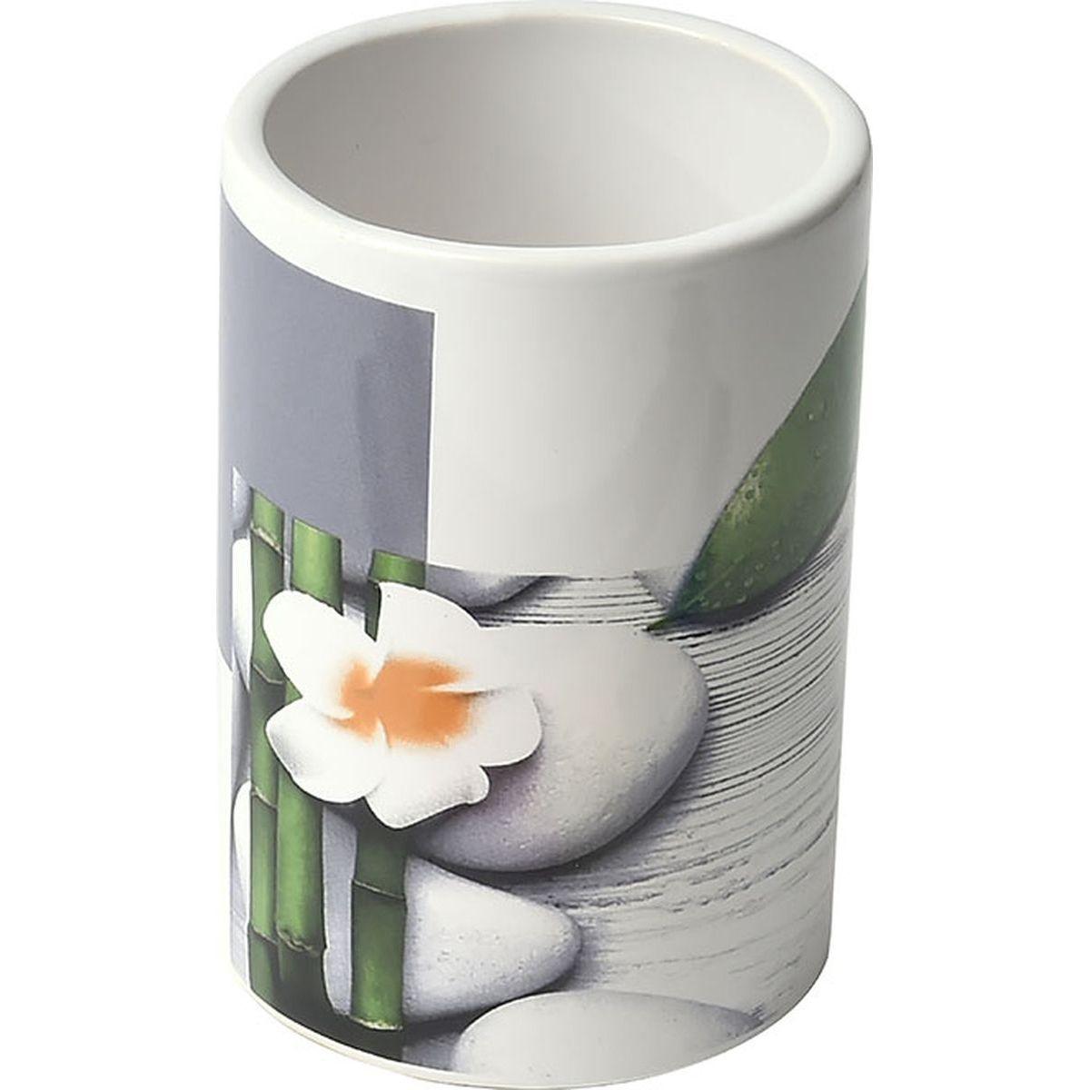 GOBELET DOLOMITE ROND IMPRIME HONOLULU