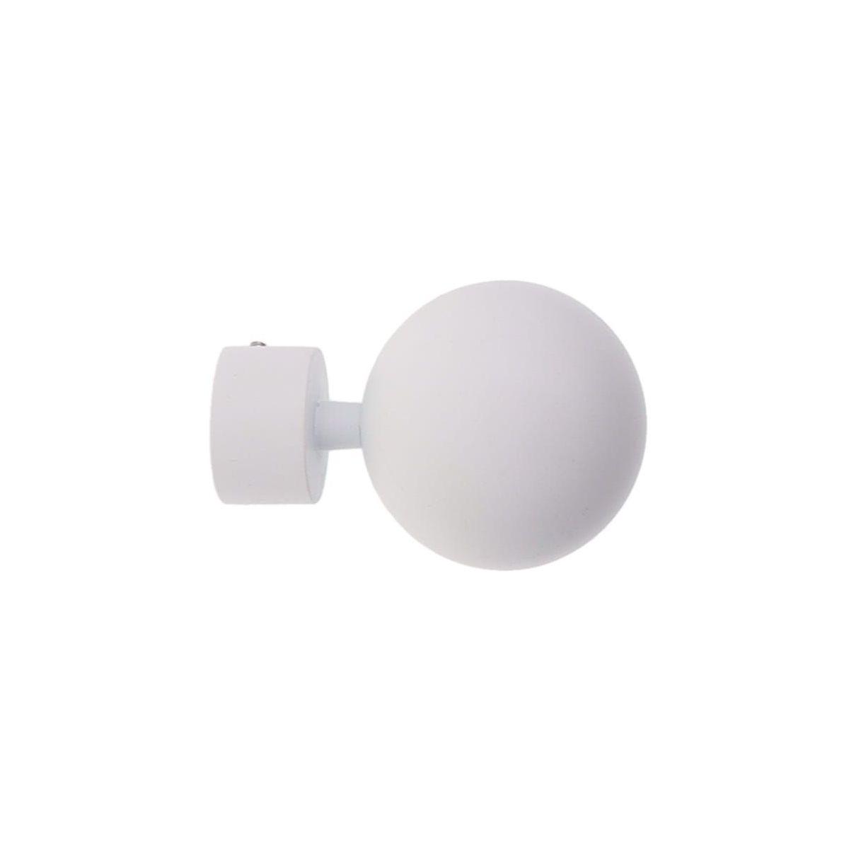 EMBOUT GAIA D.28CM BLANC MAT X2 PIECES