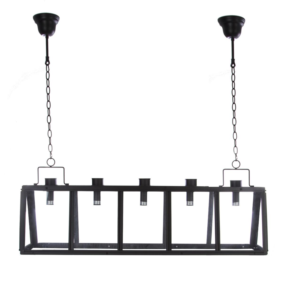 SUSPENSION METAL VERRE L.100CM
