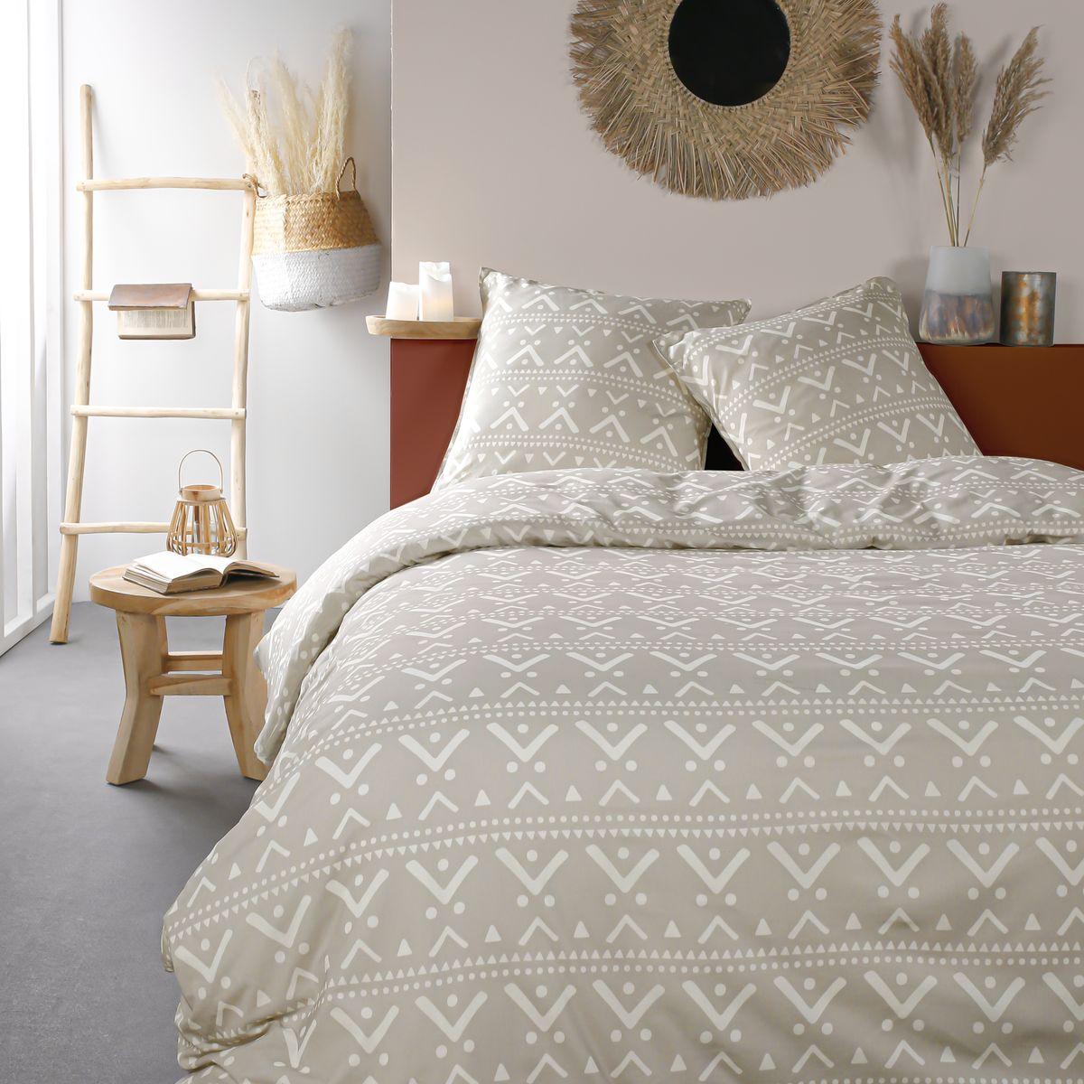 PARURE 220X240CM POLYESTER SUNNY MOTIFS AZTEC