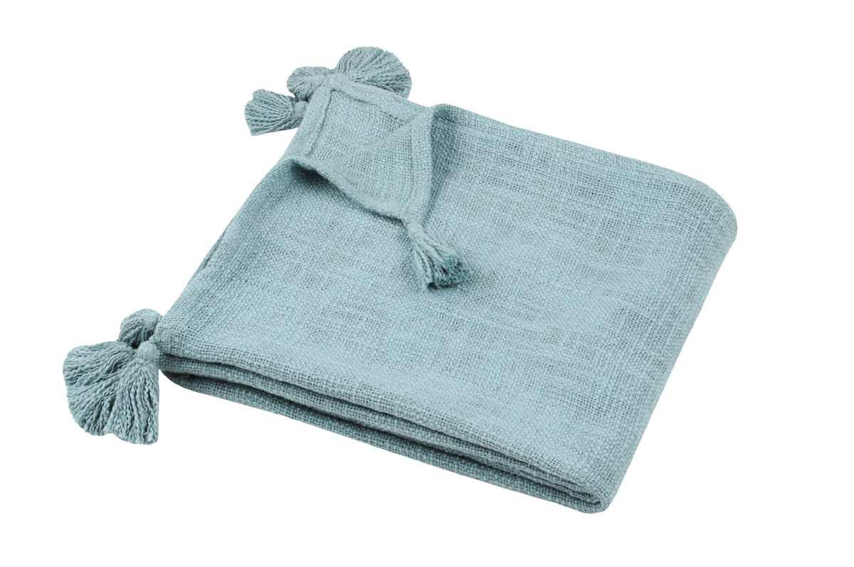 SANCHEZ PLAID 125X150CM CELADON