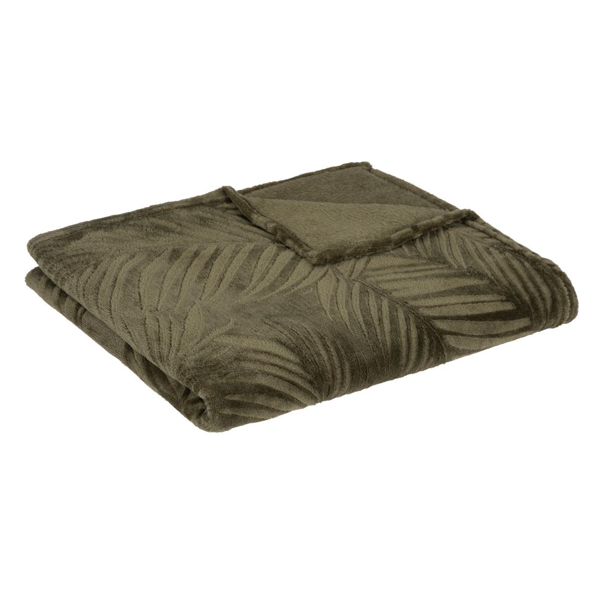 PLAID FLANEL BRUSH ZOA KAKI 125X150CM