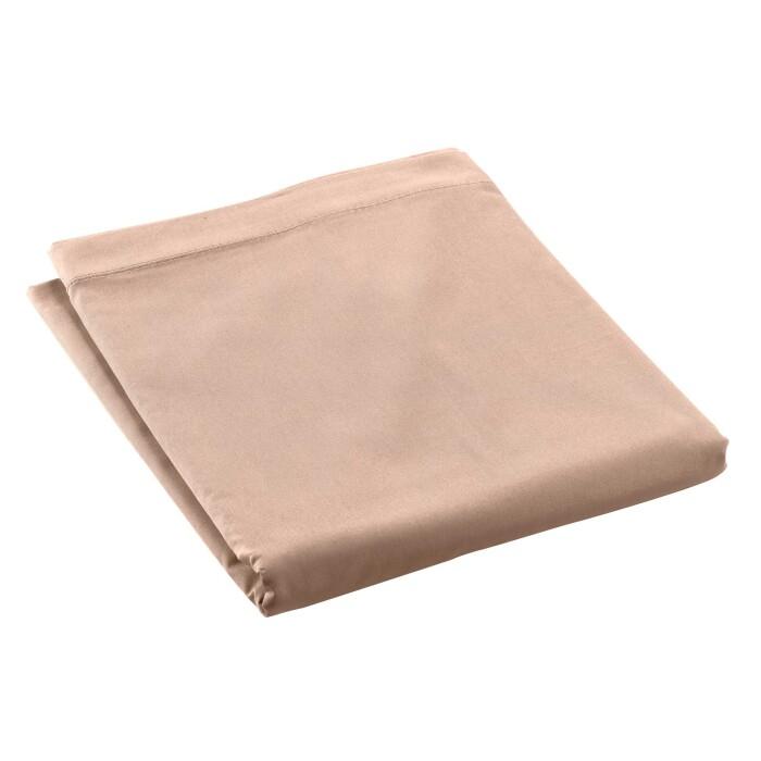 DRAP PLAT 240X300CM PERCALE UNI 78 FILS NUDE