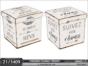 TABOURET PLIABLE DREAM 2ASST