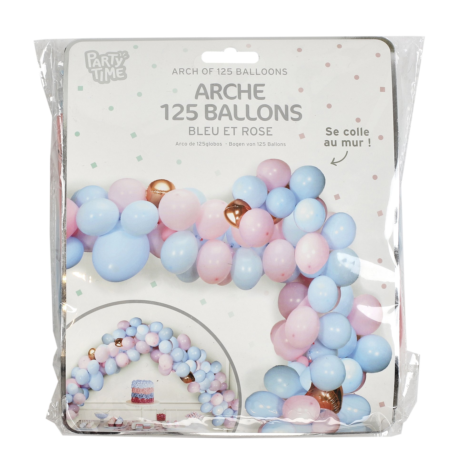 Kit arche de ballons - 125 ballons - couleurs au choix