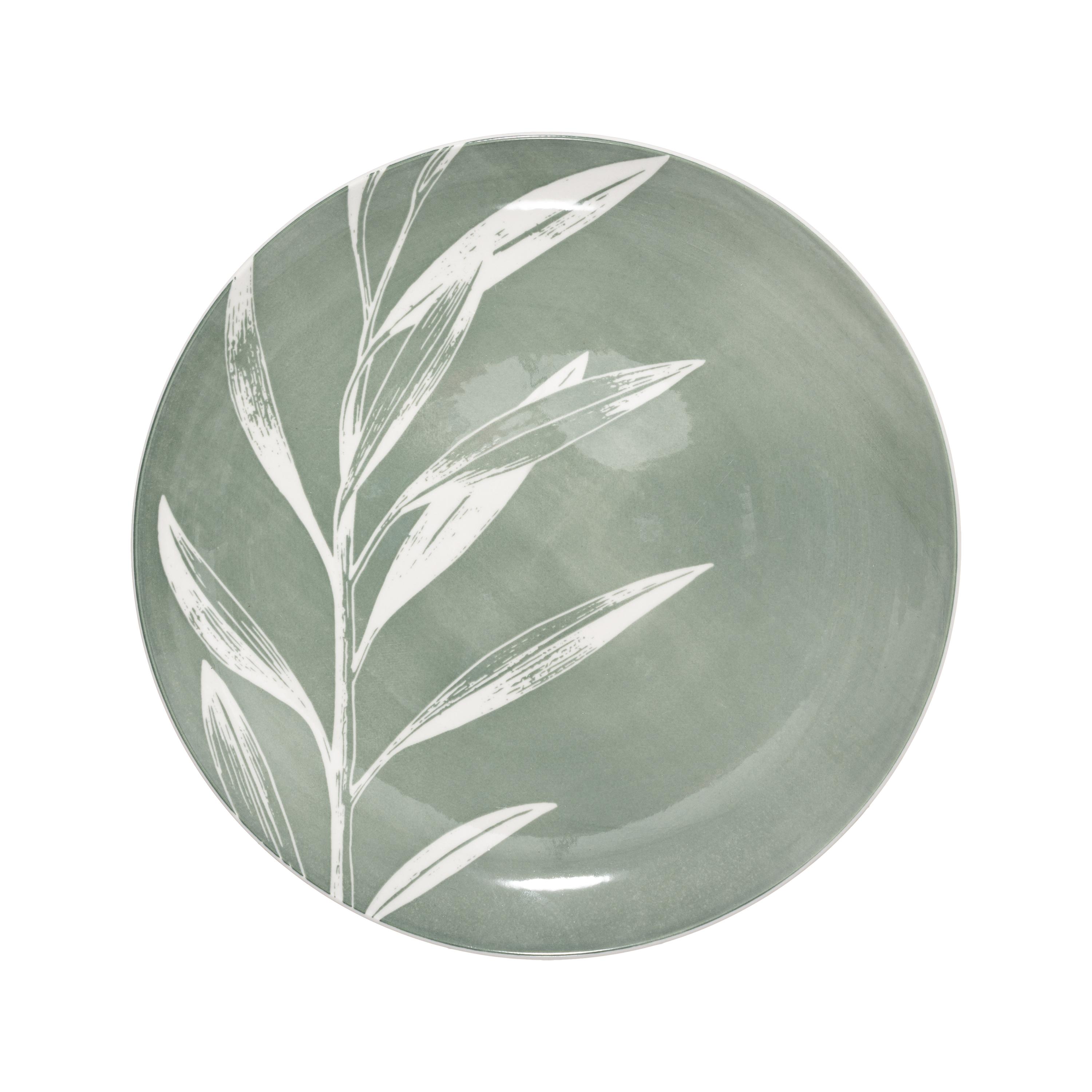 ASSIETTE PLATE GREEN HARMONY VERT 26CM