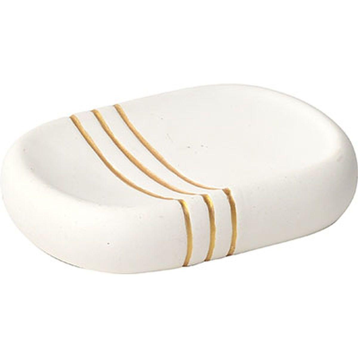 PORTE SAVON STRIE GRES OR NATUREL