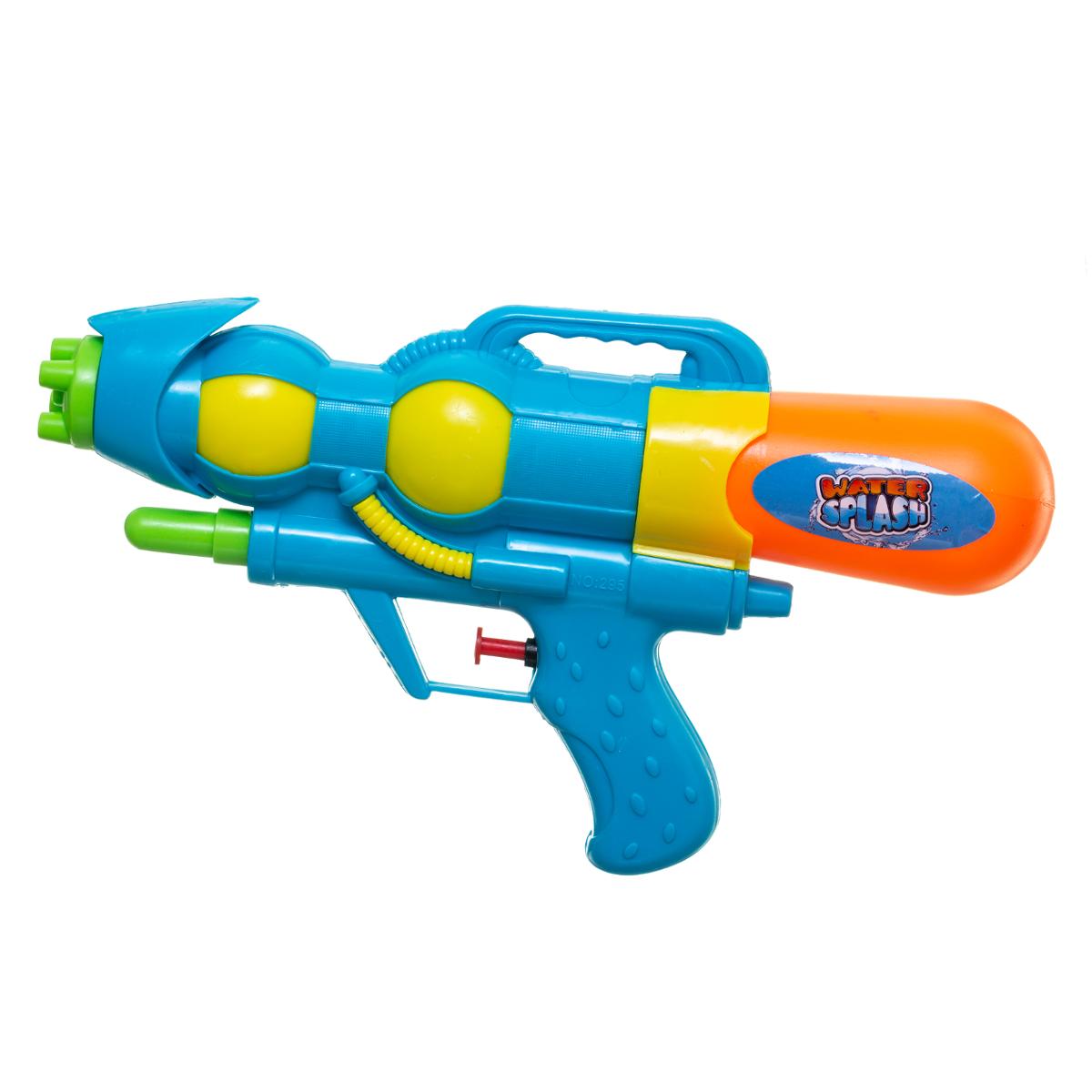 1 pistolet à eau, 30 cm en plastique coloré