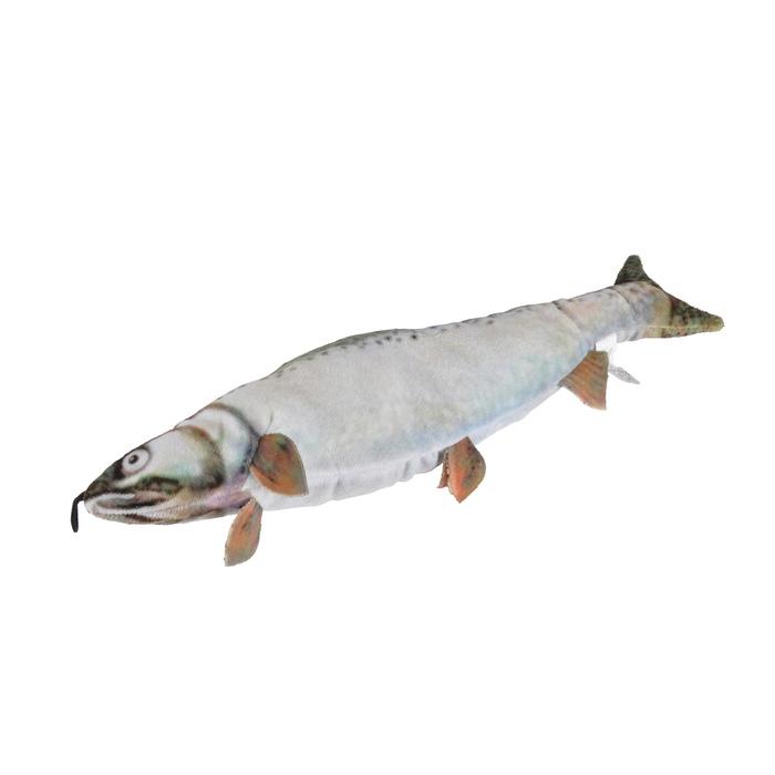 JOUET PELUCHE POISSON 41CM GRIS