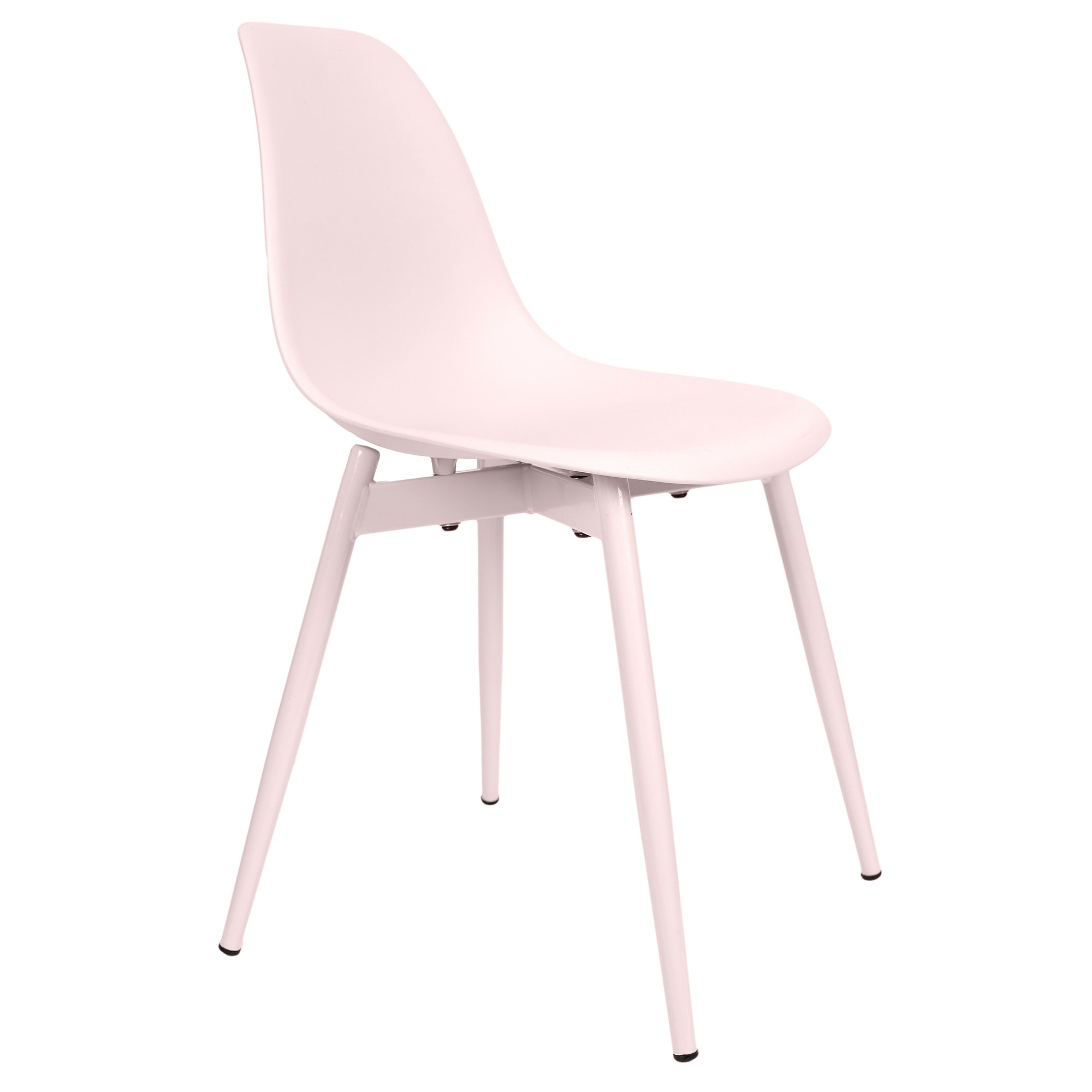Lot de 2 chaises enfant 41x38x60 cm rose et blanc - LASTIK