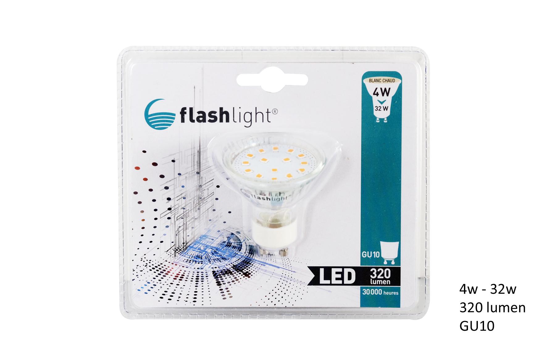 AMPOULE LED SPOT GU10 4W