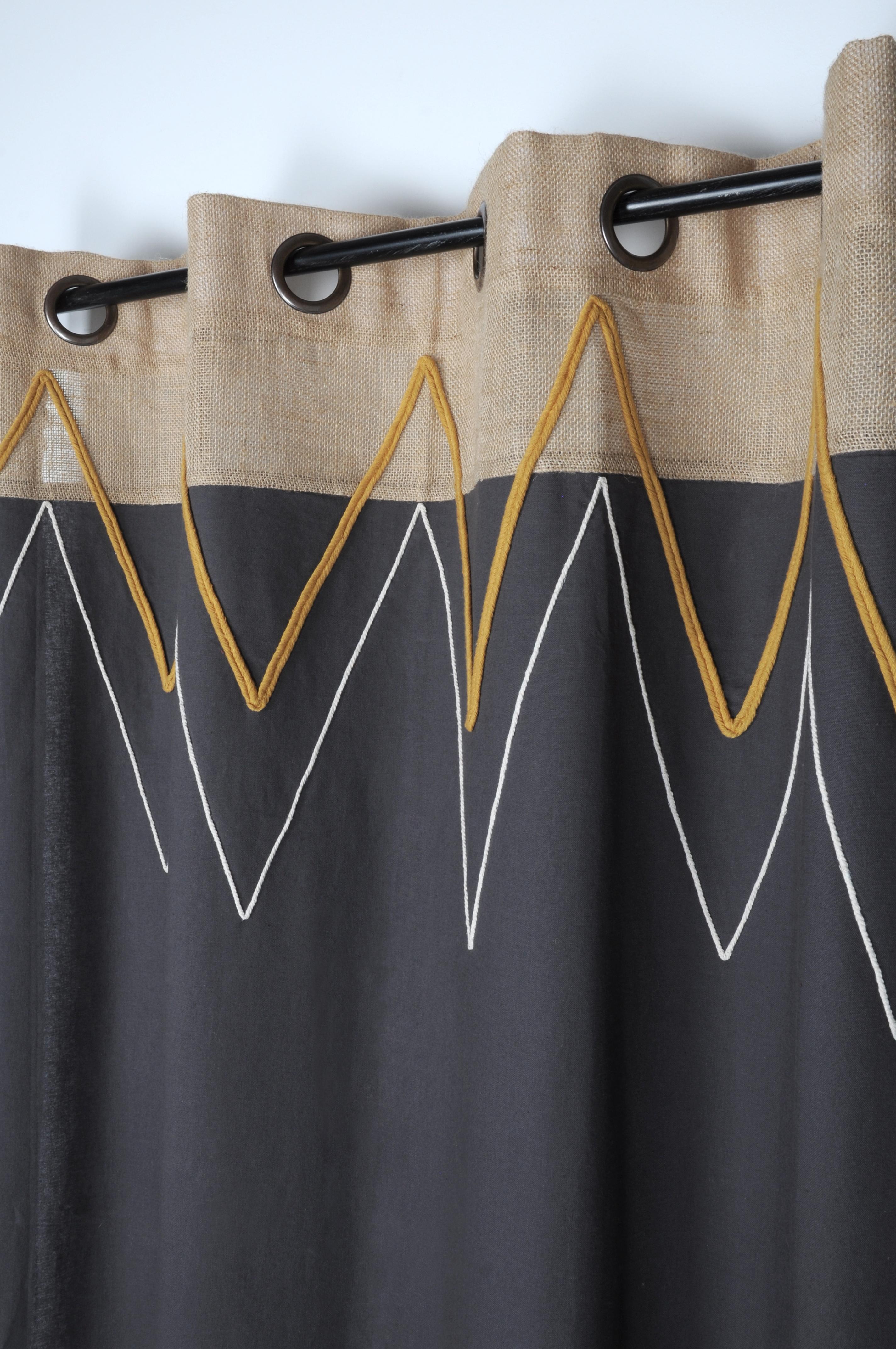 ALABAMA RIDEAU 140X260 OEIL ANTHRACITE