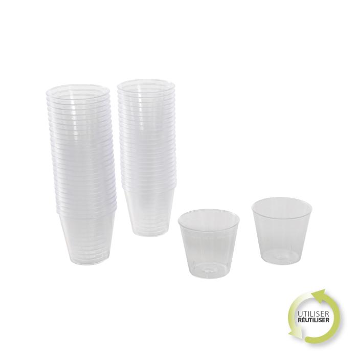 Verrine plastique transparente - Verrine par couleur - Verrine