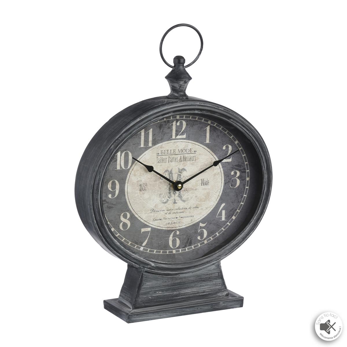 PENDULE A POSER METAL 31.5X45CM