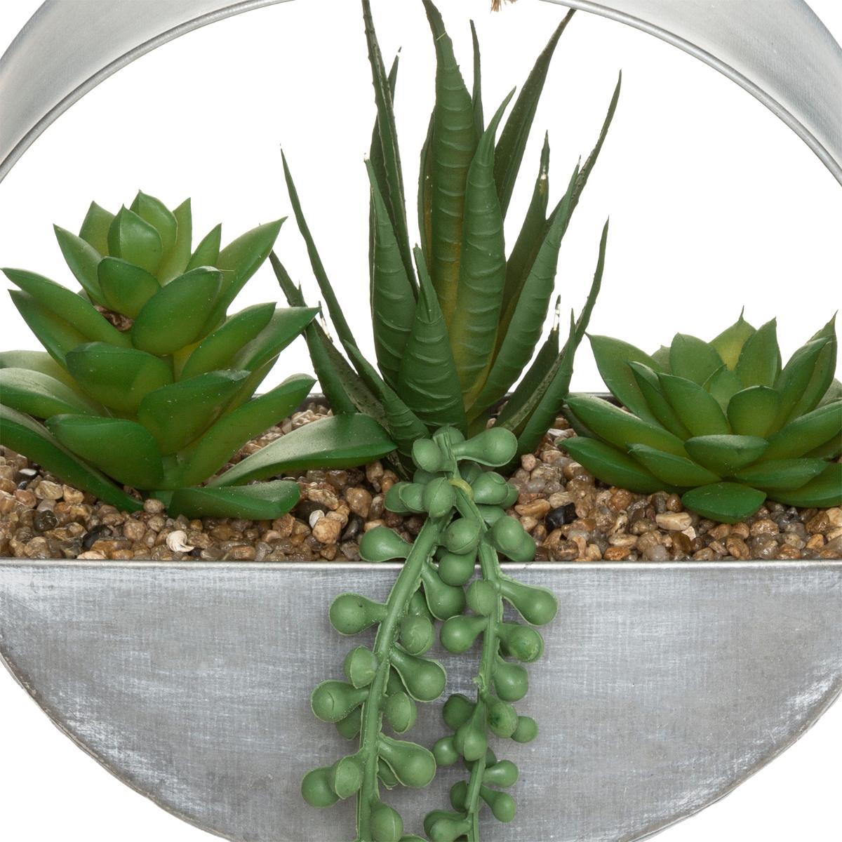 SUSPENSION ZINC PLANTE HOUSE D.18CM