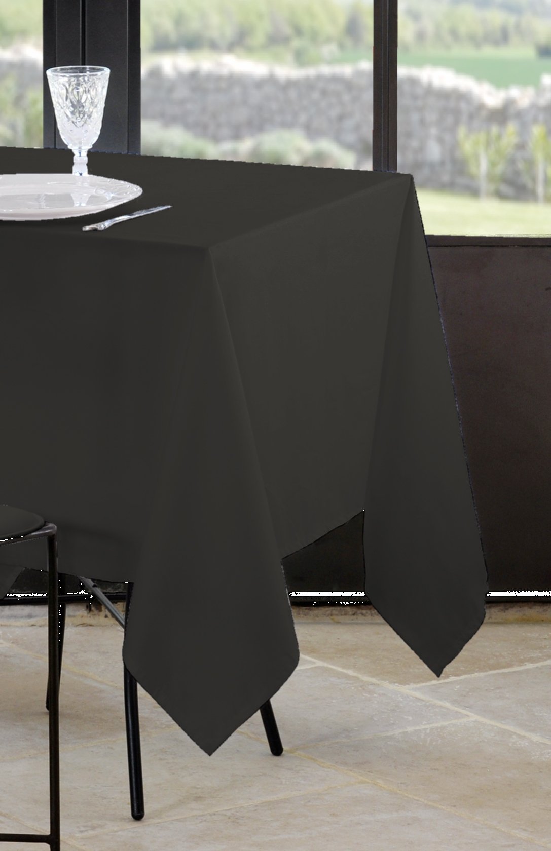NELSON NAPPE 145X300CM ANTHRACITE