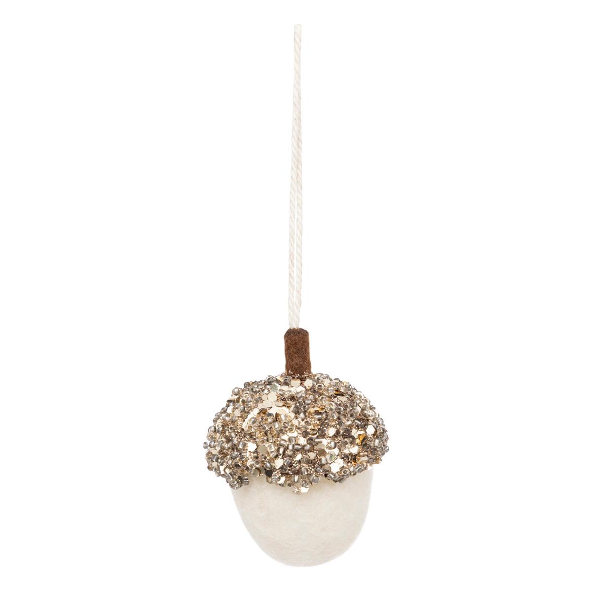 SUSPENSION LAINE GLAND PAILLETTES 6CM