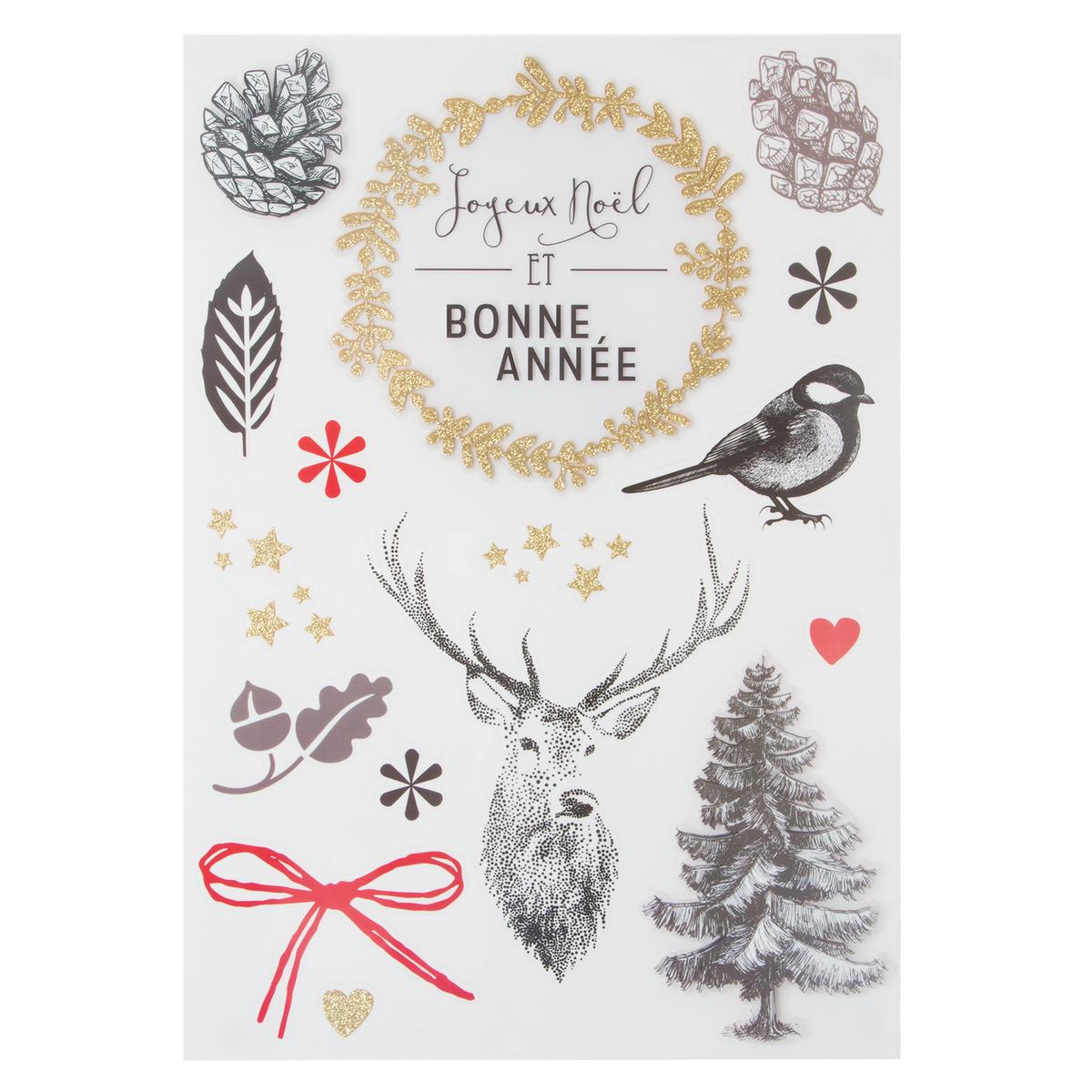 STICKERS POP PAILLETTE 29X41CM