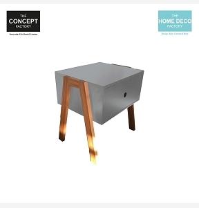 CHEVET EMPILABLE GRIS M1