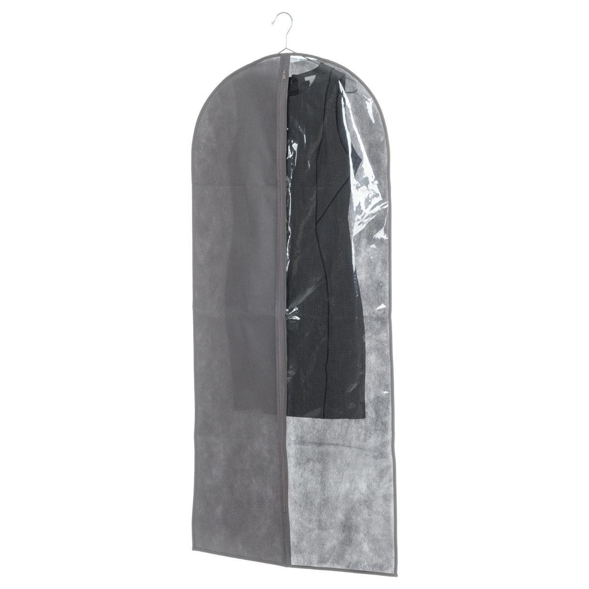 HOUSSE VETEMENTS GRIS CLAIR H.135CM