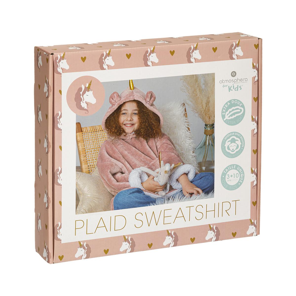 PLAID SWEAT FLANELLE LICORNE