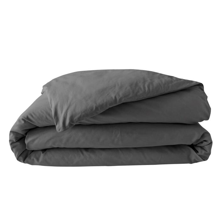 HOUSSE COUETTE 260X240CM PERCALE UNI 78 FILS ACIER