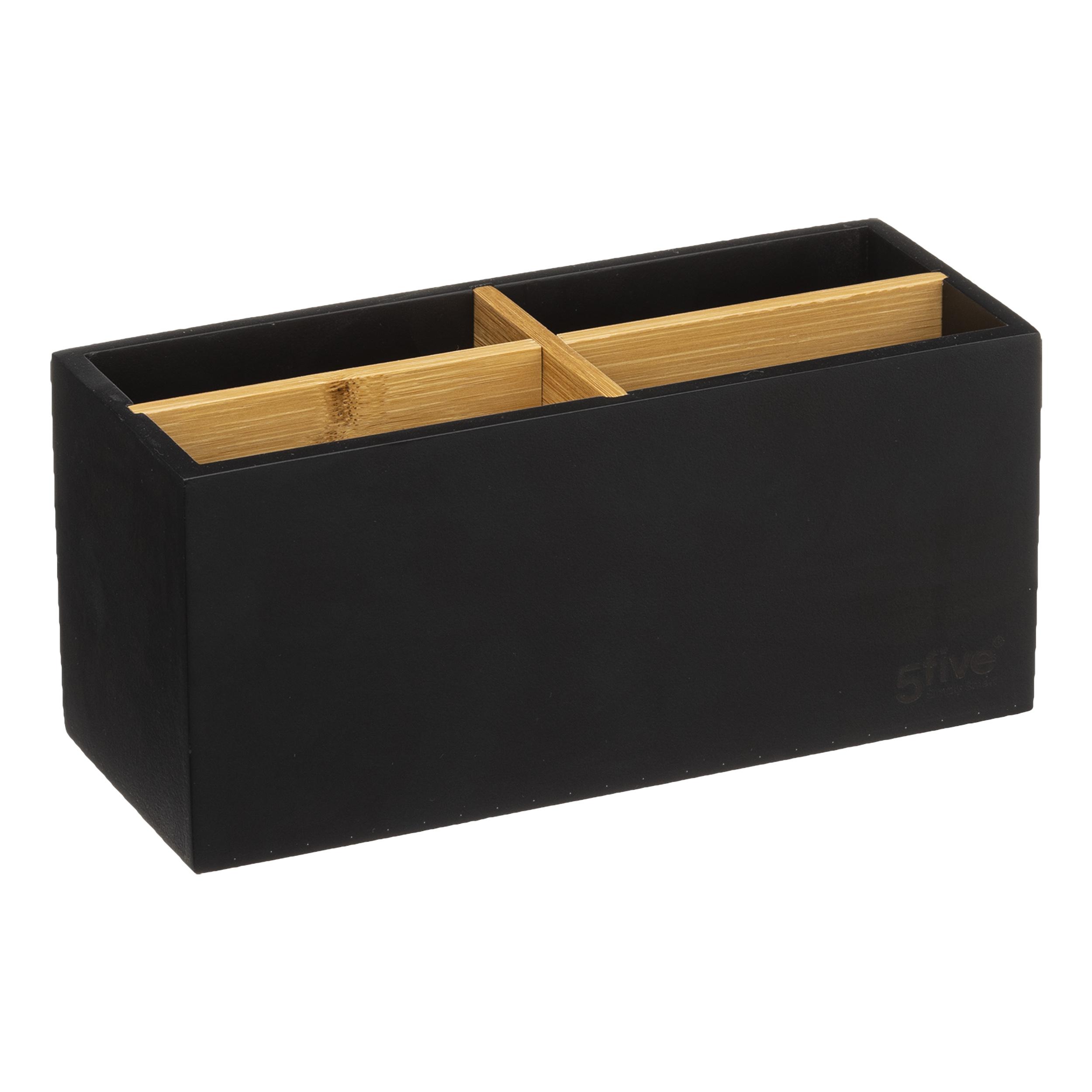 ORGANISEUR 4 COMPARTIMENTS NOIR NATUREO