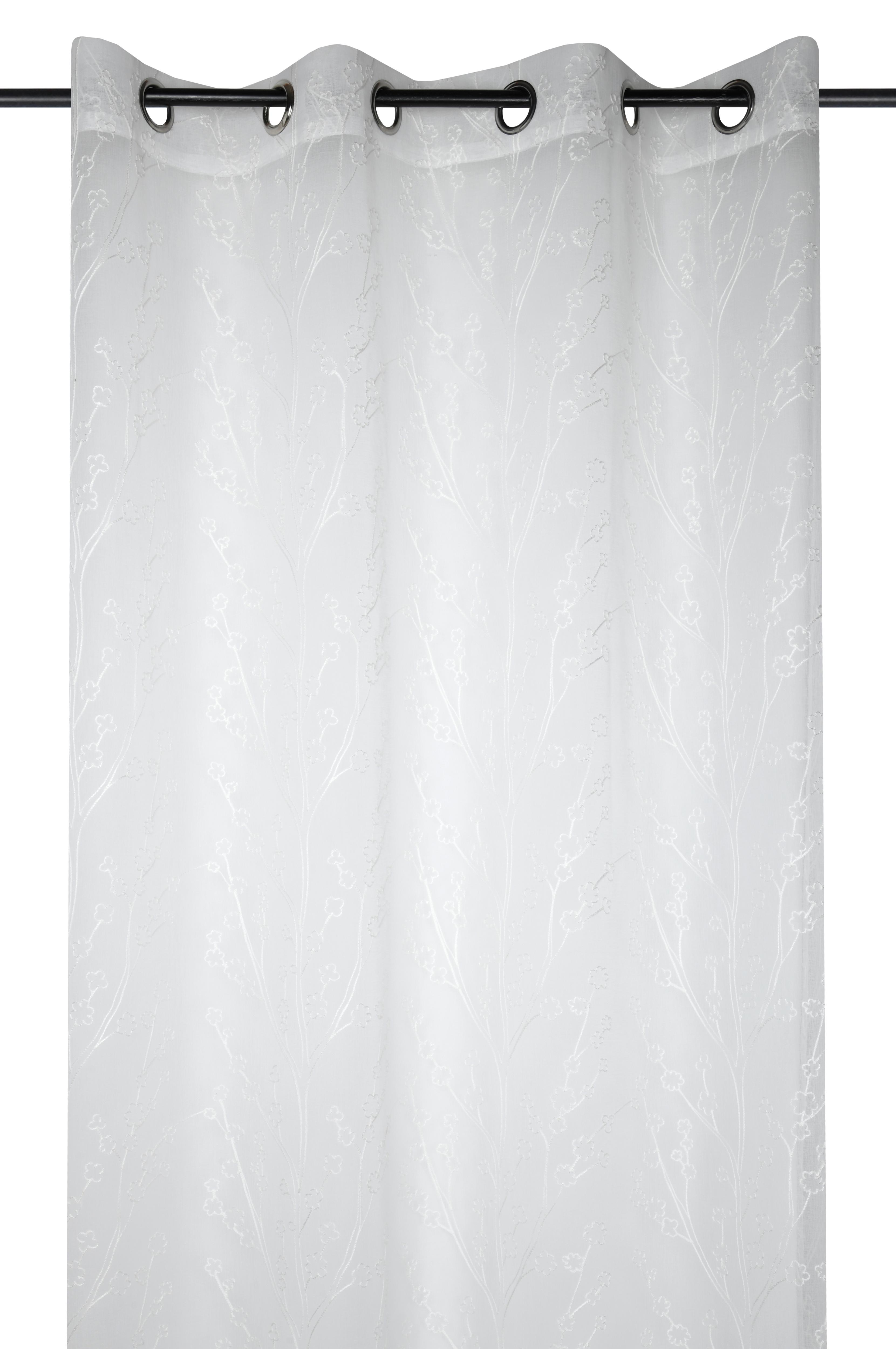 EULALIE VOILE 140X260CM BLANC